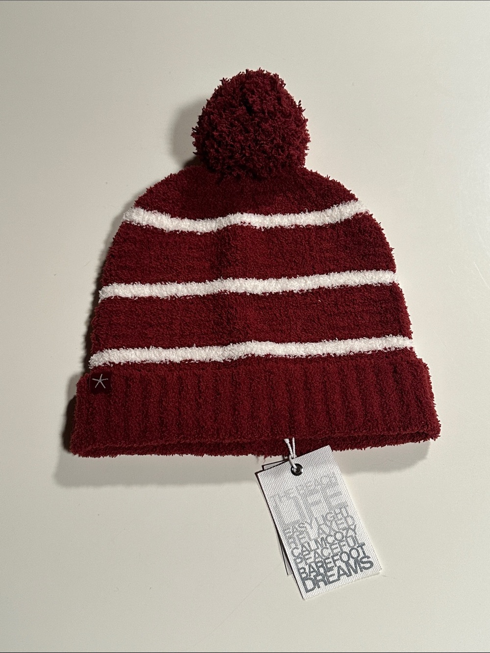 Barefoot Dreams CozyChic Contrast Grid Beanie
